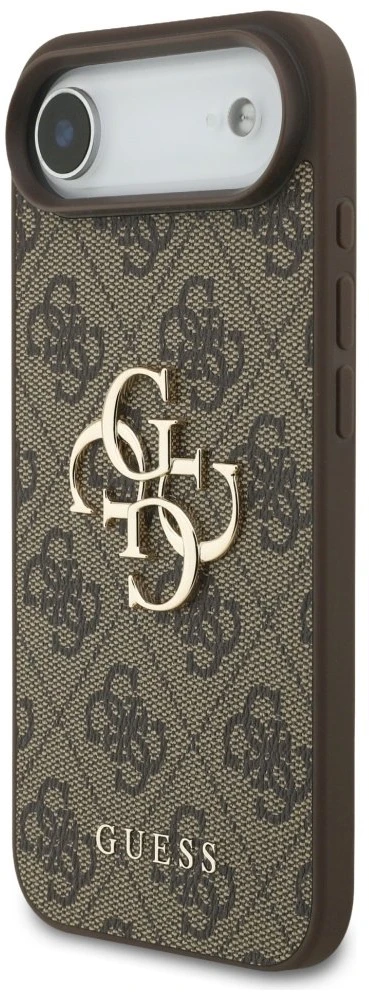 Dėklas Guess 4G Big Logo skirtas Apple iPhone 17 Air rudos spalvos