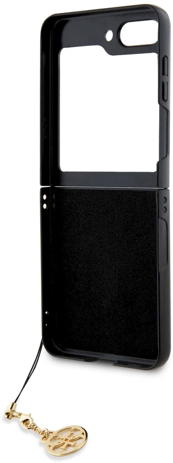 Samsung Galaxy Z Flip 5 Guess Dėklas 4G Charms Collection (GUHCZF5GF4GGR) pilkos spalvos