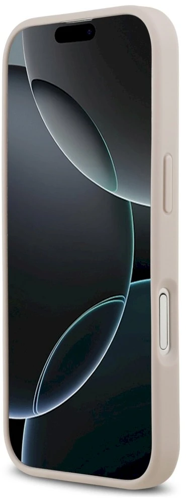 Dėklas Guess 4G Circle Classic Logo MagSafe Apple iPhone 17 rožinės spalvos