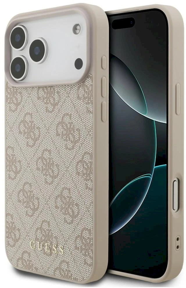 Dėklas Guess 4G Classic skirtas iPhone 18 Pro Max / iPhone 17 Pro Max rožinis