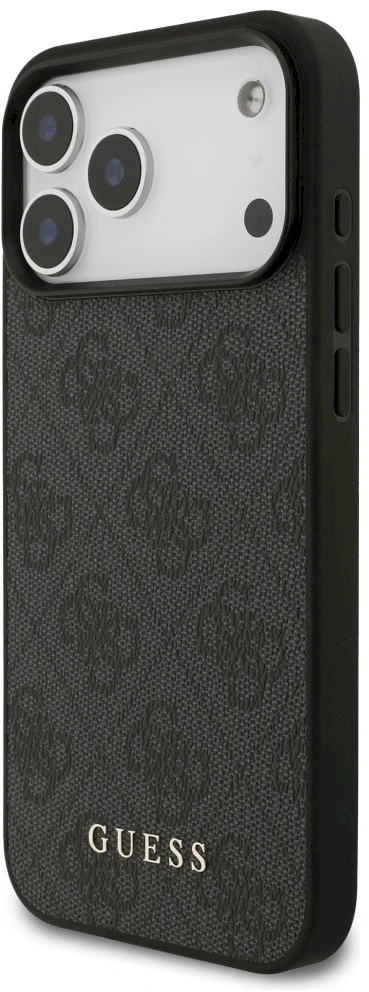 Dėklas Guess 4G Classic, skirtas iPhone 18 Pro Max / iPhone 17 Pro Max, juodas
