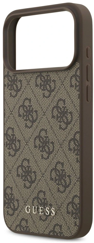 Dėklas Guess 4G Classic skirtas iPhone 18 Pro Max / iPhone 17 Pro Max rudas