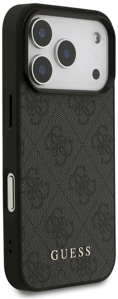 Dėklas Guess 4G Classic, skirtas iPhone 18 Pro / iPhone 17 Pro, juodas