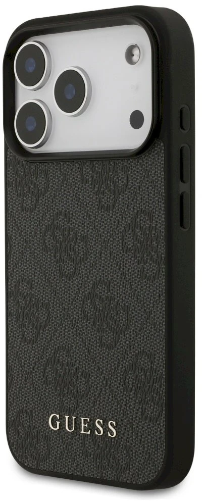 Guess 4G Classic Dėklas Apple iPhone 17 Pro juodos spalvos