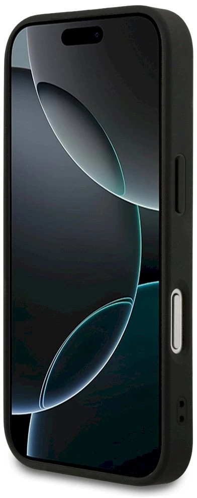 Guess 4G Classic Dėklas Apple iPhone 17 Pro juodos spalvos