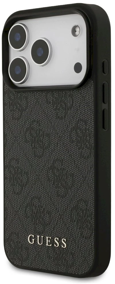 Dėklas Guess 4G Classic, skirtas iPhone 18 Pro / iPhone 17 Pro, juodas