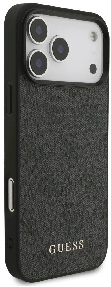 Dėklas Guess 4G Classic, skirtas iPhone 18 Pro Max / iPhone 17 Pro Max, juodas