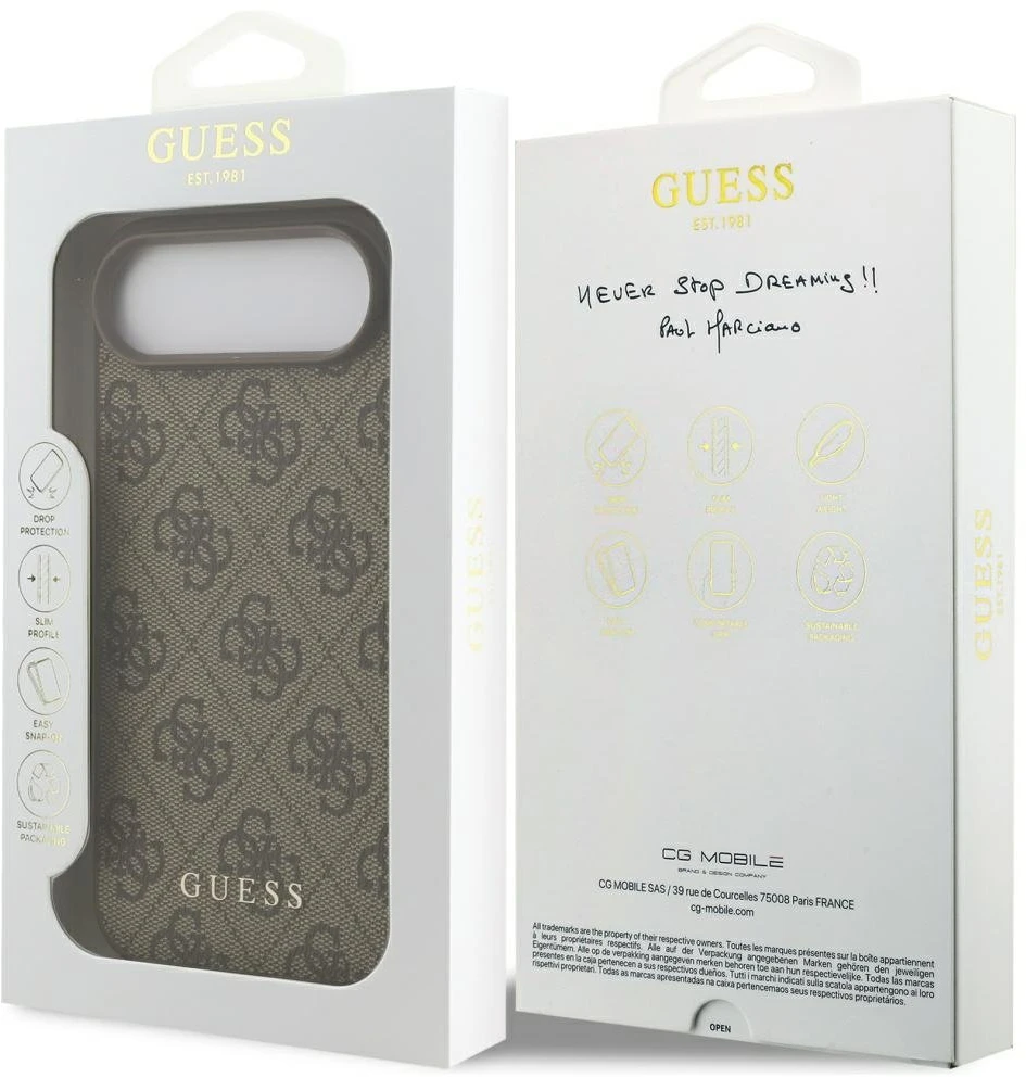 Guess 4G Classic dėklas skirtas Apple iPhone Air Brown