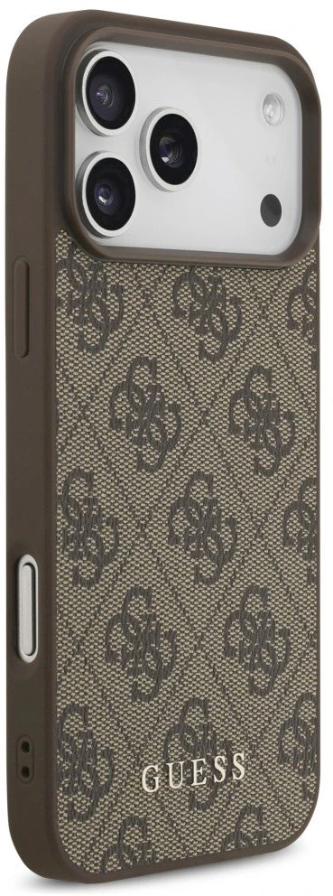 Dėklas Guess 4G Classic skirtas iPhone 18 Pro Max / iPhone 17 Pro Max rudas