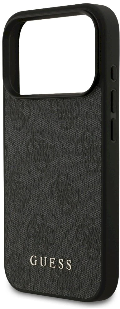 Guess 4G Classic Dėklas Apple iPhone 17 Pro juodos spalvos