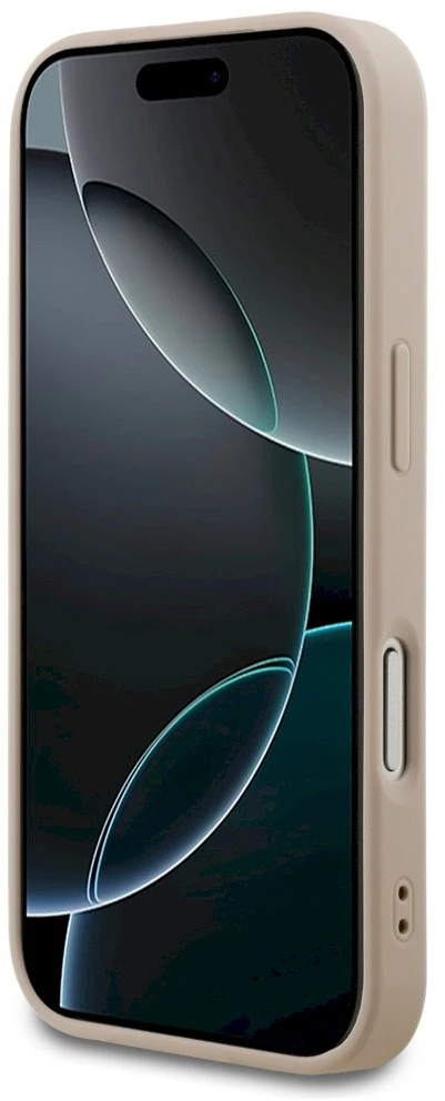 Guess 4G Classic Dėklas Apple iPhone 17 Pro rožinės spalvos