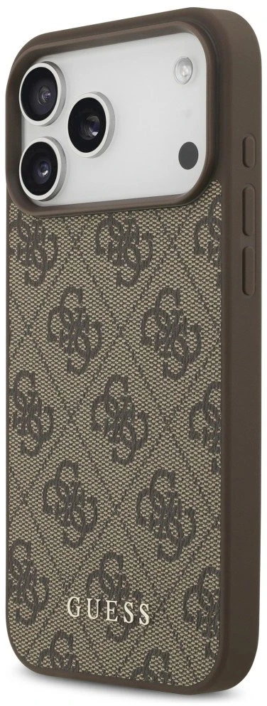 Dėklas Guess 4G Classic skirtas iPhone 18 Pro Max / iPhone 17 Pro Max rudas