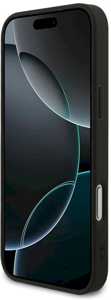 Guess 4G Classic dėklas skirtas Apple iPhone 17 Pro Max juodos spalvos