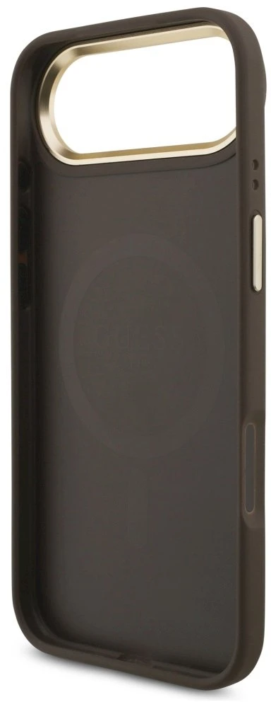 „Guess 4G Strass Logo MagSafe“ dėklas, skirtas „iPhone Air“ – rudas