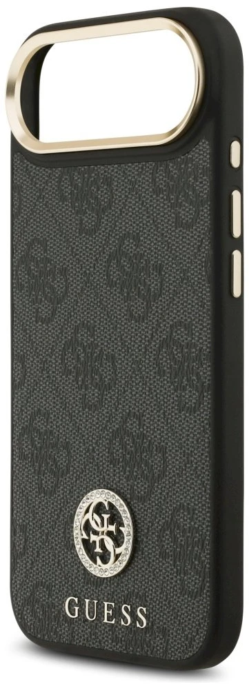 „Guess 4G Strass Logo MagSafe“ dėklas, skirtas „iPhone Air“ - juodas