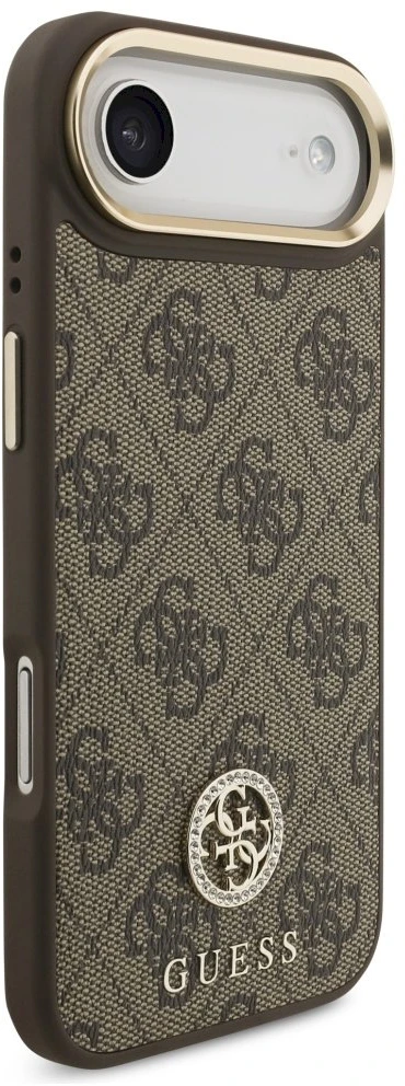 „Guess 4G Strass Logo MagSafe“ dėklas, skirtas „iPhone Air“ – rudas