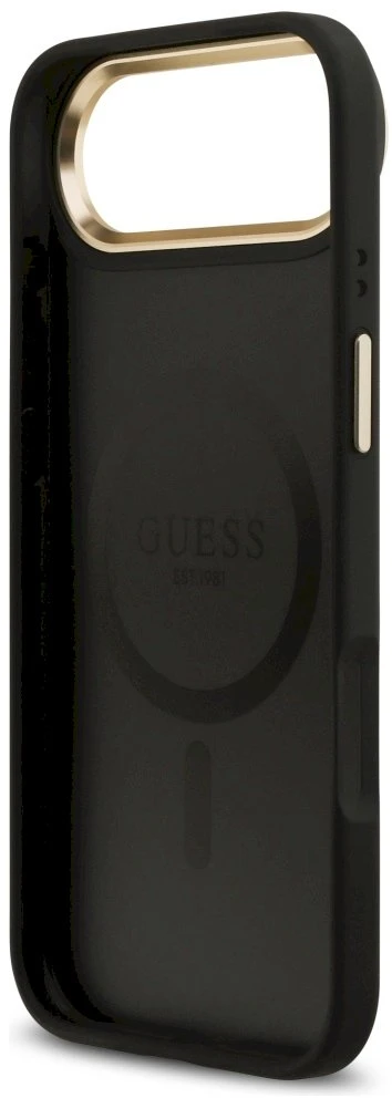 „Guess 4G Stripe MagSafe“ dėklas, skirtas „iPhone Air“ - juodas