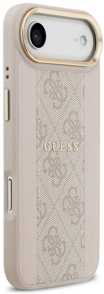 „Guess 4G Stripe MagSafe“ dėklas, skirtas „iPhone Air“ - Rožinė