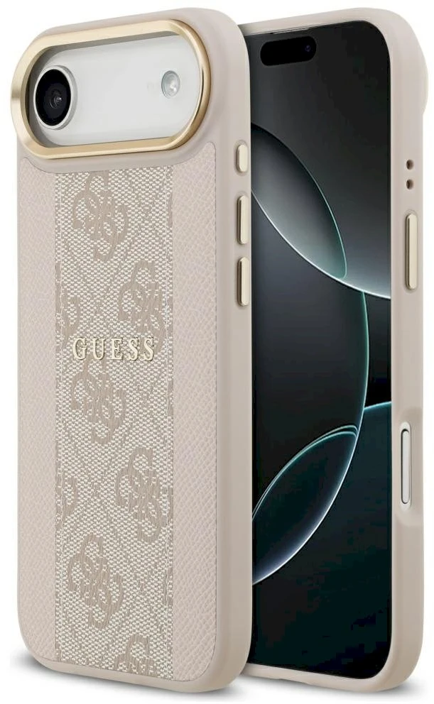„Guess 4G Stripe MagSafe“ dėklas, skirtas „iPhone Air“ - Rožinė