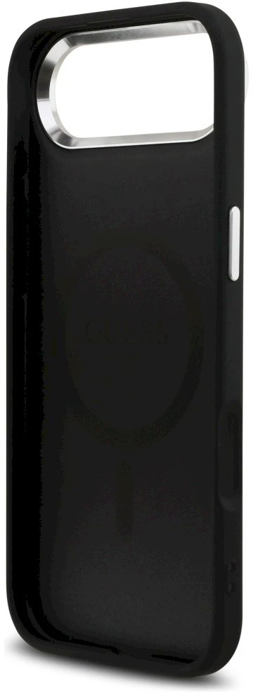 „Guess 4G“ trikampio logotipo „MagSafe“ dėklas, skirtas „iPhone 17 Air“ - juodas