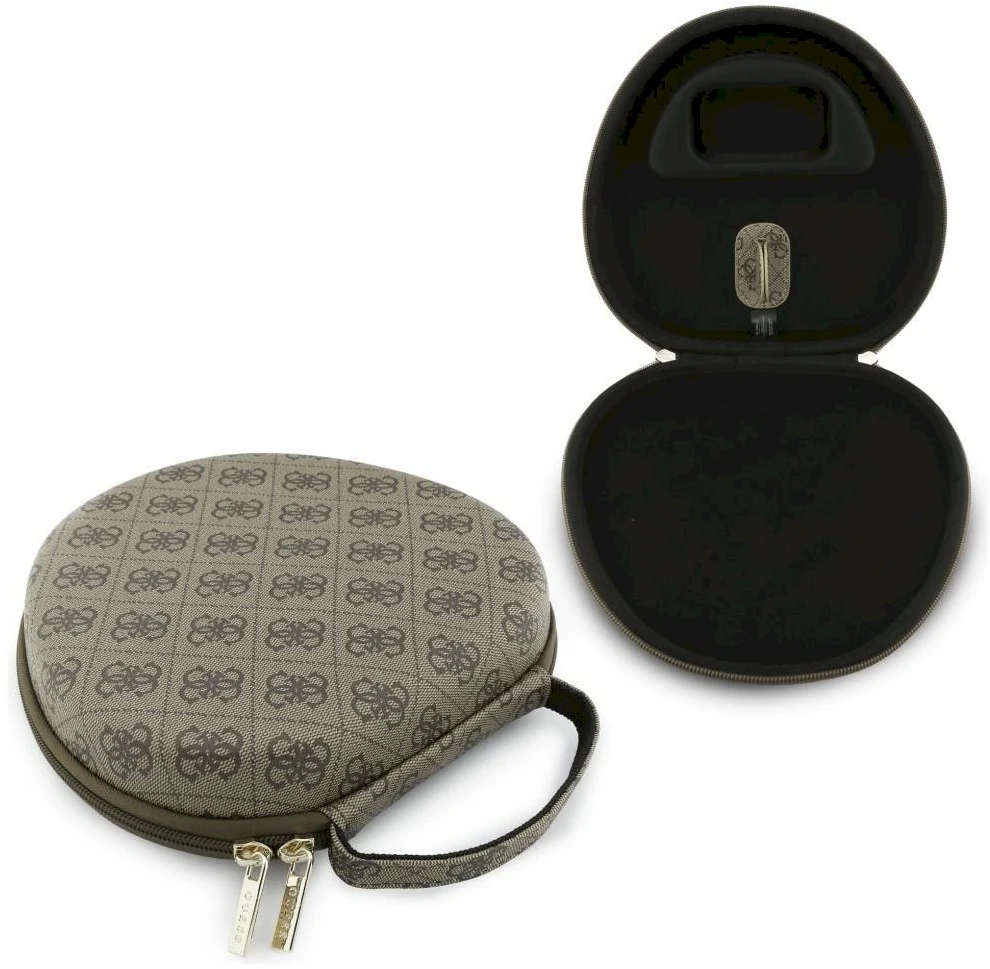 Dėklas Guess Carry Box ausinės case - ruda
