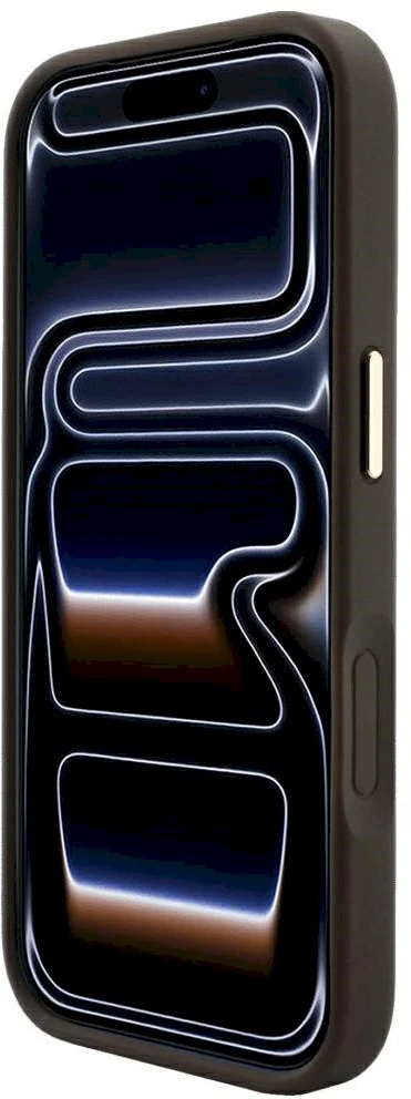 Guess Embossed 4G Classic MagSafe dėklas skirtas iPhone 18 Pro / iPhone 17 Pro rudas