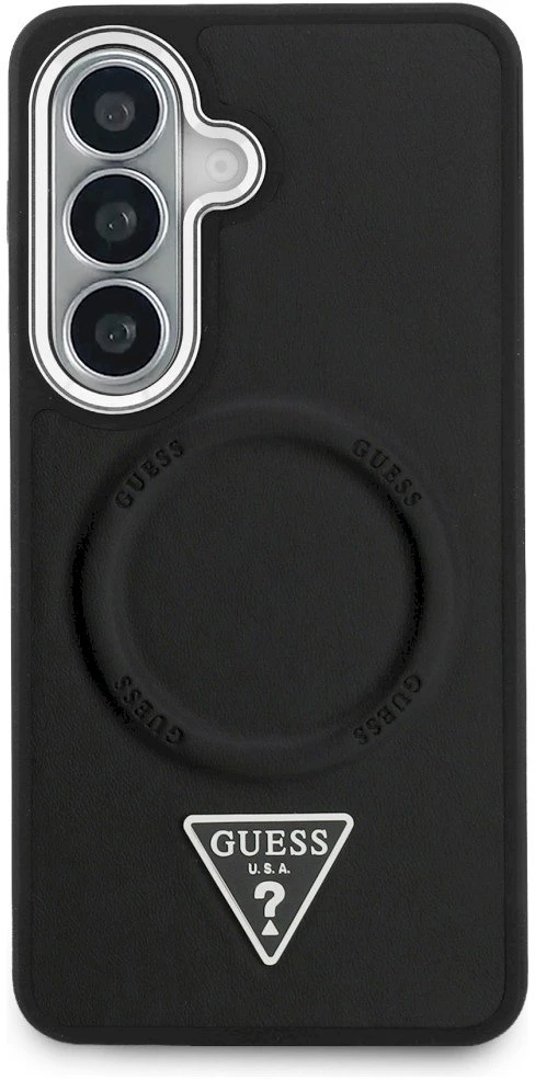 Telefono dėklas MagSafe Galaxy S26 juodas Guess