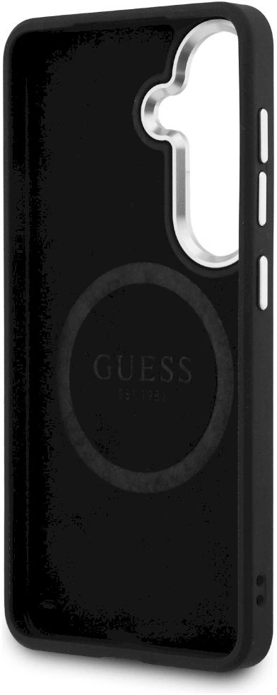 Telefono dėklas MagSafe Galaxy S26 juodas Guess