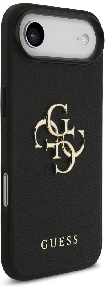 „Guess Grained Big 4G“ ir „Classic Logo“ dėklas, skirtas „Apple iPhone Air“, juodos spalvos
