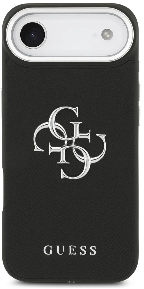 Dėklas Guess Grained Big 4G Classic Logo for Apple iPhone Air juodos spalvos