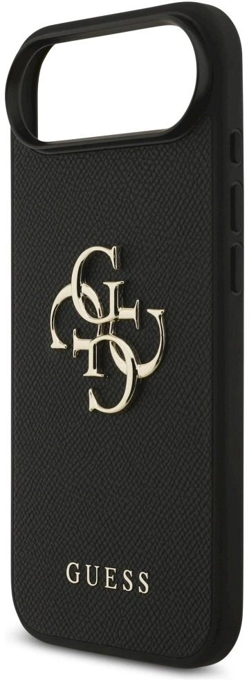 „Guess Grained Big 4G“ ir „Classic Logo“ dėklas, skirtas „Apple iPhone Air“, juodos spalvos