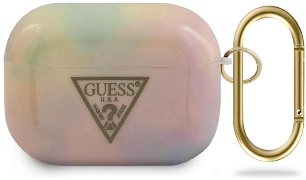 Guess GUACAPTPUMCGG01 AirPods Pro dėklas rožinės spalvos Tie & Dye Collection
