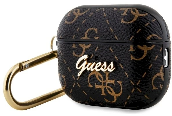 Guess GUAP2PG4GPK AirPods Pro 2 (2022/2023) dėklas juodos spalvos 4G Hook