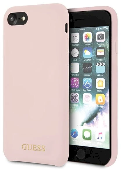 Dėklas Guess GUHCI8LSGLLP iPhone 7/8/SE 2020/ SE 2022 light pink/šviesiai rausva hard case Silicone
