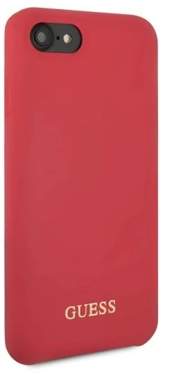 Guess GUHCI8LSGLRE iPhone 7/8/SE 2020/SE 2022 raudonas/raudonas kietas silikoninis dėklas
