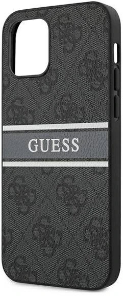 Dėklas Guess GUHCP12L4GDGR iPhone 12 Pro Max 6,7" pilka/pilka kieto dėklo 4G juostelė