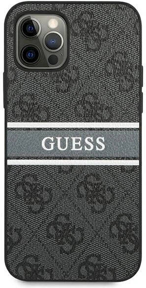Dėklas Guess GUHCP12L4GDGR iPhone 12 Pro Max 6,7" pilka/pilka kieto dėklo 4G juostelė
