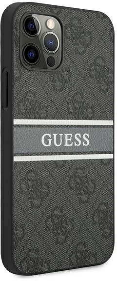 Dėklas Guess GUHCP12L4GDGR iPhone 12 Pro Max 6,7" pilka/pilka kieto dėklo 4G juostelė