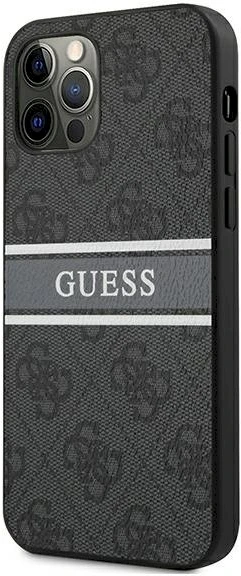 Dėklas Guess GUHCP12L4GDGR iPhone 12 Pro Max 6,7" pilka/pilka kieto dėklo 4G juostelė