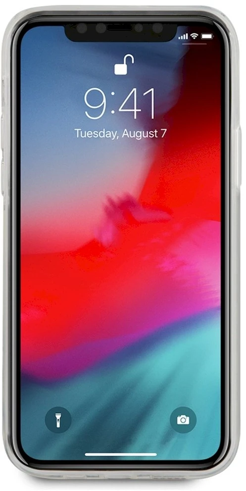 Guess Gold Chain - dėklas skirtas Apple iPhone 12 Pro Max Juodas