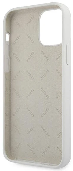 GUESS GUHCP12SVCRONE IPHONE 12 MINI 5.4" KREMINIS / KREMINIS KIETAS DĖKLAS SCRIPT VINTAGE