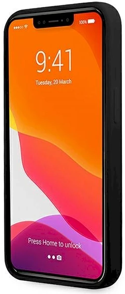 Dėklas Guess GUHCP13XLS4GGBK iPhone 13 Pro Max6,7" juoda/juodas hard case Silicone 4G Logo