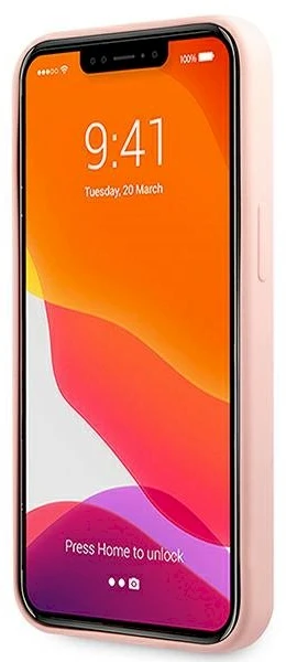 Dėklas Guess GUHCP13XLS4GWPI, skirtas iPhone 13 Pro Max, rožinis