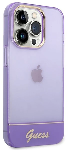 Permatomas telefono dėklas Guess Translucent iPhone 14 Pro Max