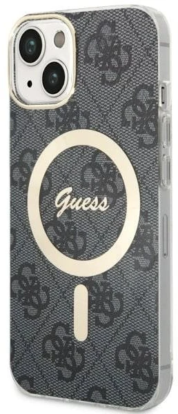 Dėklas Guess GUHMP14MH4STK iPhone 14 Plus/ 15 Plus 6.7" juoda/juodas hardcase 4G MagSafe