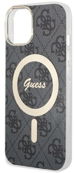 Dėklas Guess GUHMP14MH4STK iPhone 14 Plus/ 15 Plus 6.7" juoda/juodas hardcase 4G MagSafe