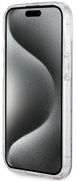 Dėklas GUESS GUHMP15MHGCUSTGK IPHONE 15 PLUS / 14 PLUS 6.7 "Juodas / Juodas HARDCASE IML GCUBE MAGSAFE