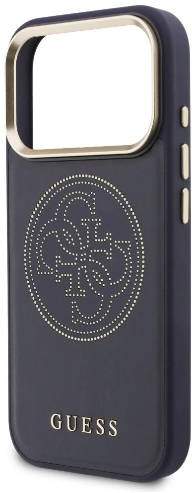 „Guess“ perforuotas 4G „MagSafe“ dėklas, skirtas „iPhone 17 Pro Max“ - mėlynas