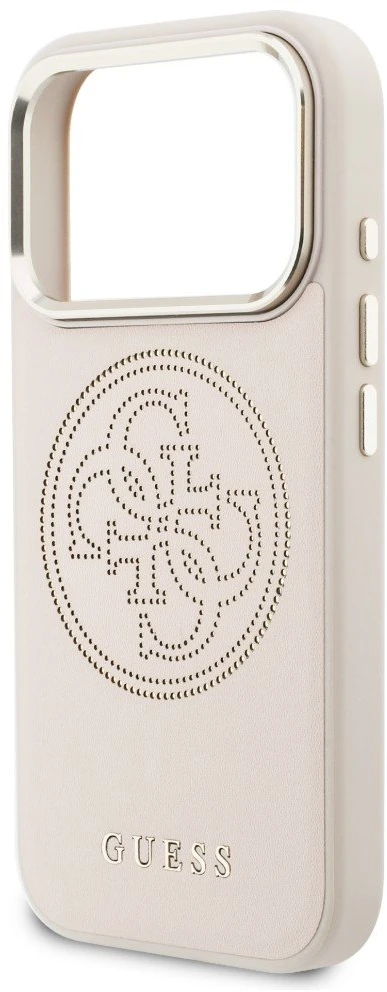 „Guess“ perforuotas 4G „MagSafe“ dėklas, skirtas „iPhone 17 Pro Max“ - Rožinė