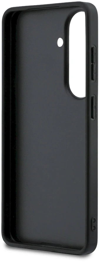 Guess PU 4G Metal Logo dėklas skirtas Samsung Galaxy S25+ pilkos spalvos